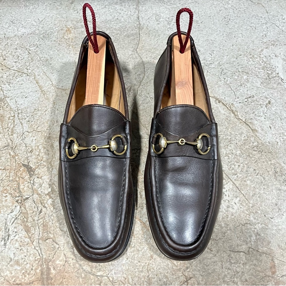 Gucci 1953 Horsebit Brown Leather Classic Loafers - Picture 4 of 9